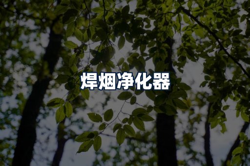 焊烟净化器